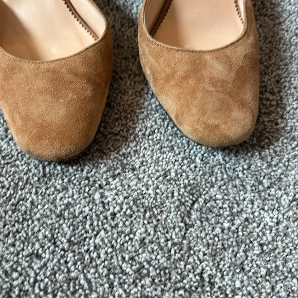 J. Crew Maisie Suede Block Heel Ankle Strap Pump - Picture 6 of 10